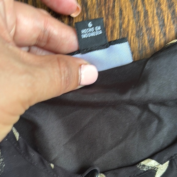 Allen B. By Allen Schwartz Black Dress with White Accents - Picture 6 of 7